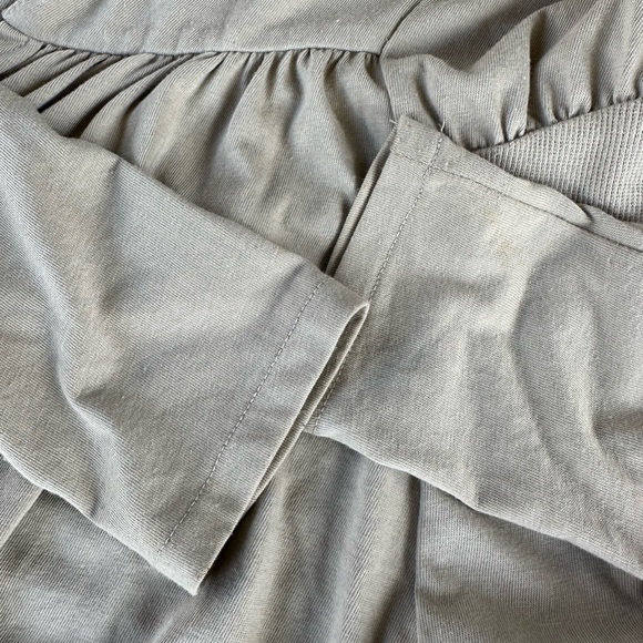 CONVERSE One Star ⭐️ Ladies Tan Belted Shawl Collar Wrap Cardigan - Sz SML - Picture 5 of 13